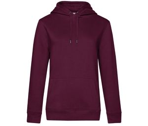 B&C BCW02Q - Sweat Capuche Queen Dark Cherry