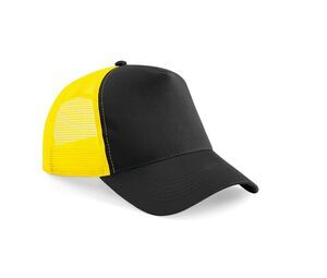 Beechfield BF640 - Casquette Trucker Américaine Black / Yellow