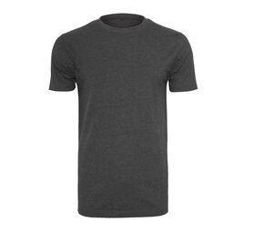 Build Your Brand BY004 - T-shirt col rond Charcoal