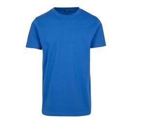 Build Your Brand BY004 - T-shirt col rond Cobalt Bleu