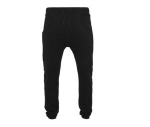 BUILD YOUR BRAND BY013 - Pantalon de jogging entrejambe large Black