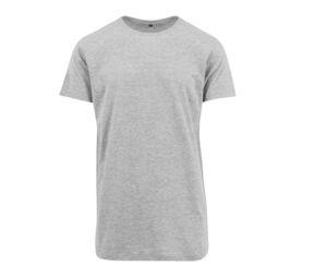 BUILD YOUR BRAND BY028 - T-shirt long Heather Grey