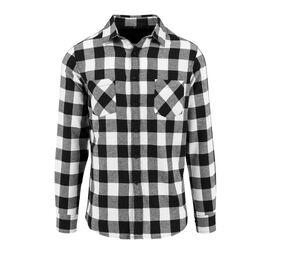 BUILD YOUR BRAND BY031 - Chemise en flanelle Black / White