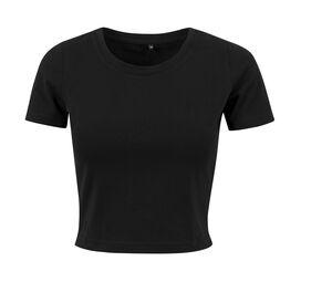 Build Your Brand BY042 - T-shirt femme cropped Black