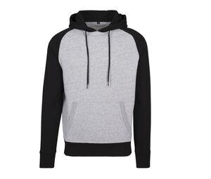 BUILD YOUR BRAND BY077 - Sweat capuche manches raglan