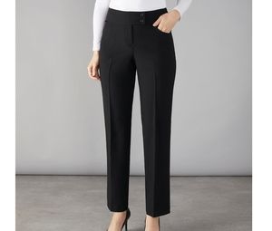CLUBCLASS CC9006 - Pantalon de tailleur femme Ascot Black