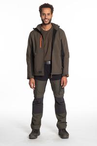 HEROCK HK175 - Veste Softshell Trystan Dark Khaki/Black