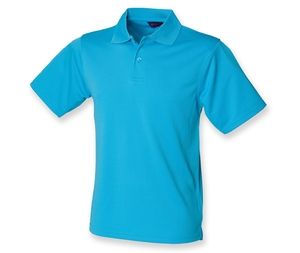 Henbury HY475 - Polo Shirt Homme Cool Plus Turquoise