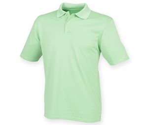 Henbury HY475 - Polo Shirt Homme Cool Plus Lime Green