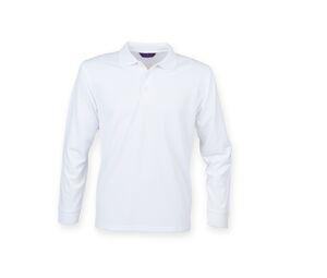 HENBURY HY478 - Polo manches longues White