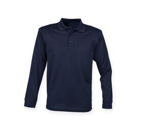 HENBURY HY478 - Polo manches longues Navy