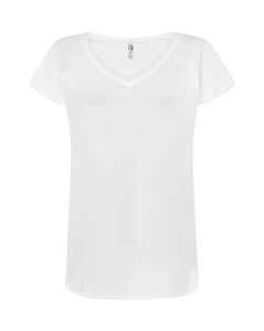 JHK JK411 - T-shirt femme style urbain White