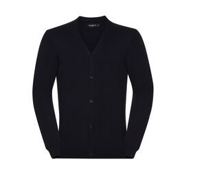 Russell JZ71M - Cardigan Homme Col V Coton Navy