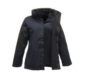 Regatta RGA132 - Parka femme 3 en 1 Navy / Black