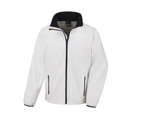 Result RS231 - Veste Polaire Homme Poches Zippées Blanc-Noir