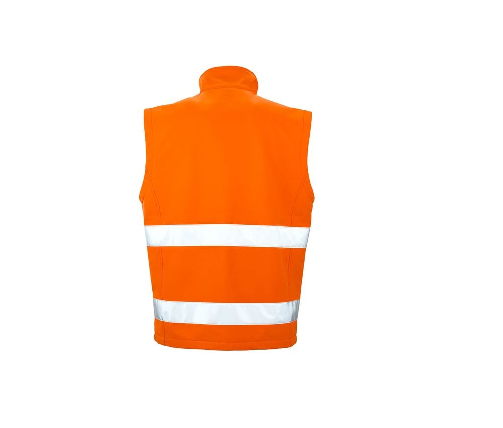 RESULT RS451 - High Visibility Work Softshell Bodywarmer