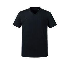 RUSSELL RU103M - T-shirt organique col V homme Black