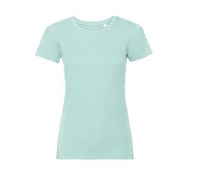 RUSSELL RU108F - T-shirt organique femme Aqua