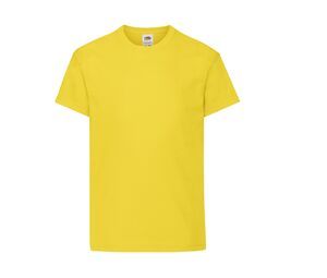 Fruit of the Loom SC1019 - Tee-shirt manches courtes enfant Yellow