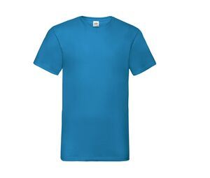 Fruit of the Loom SC234 - Tee Shirt col V Homme Valueweight Azur