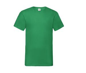 Fruit of the Loom SC234 - Tee Shirt col V Homme Valueweight Kelly Green