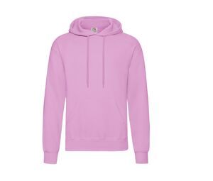 Fruit of the Loom SC270 - Sweat Shirt Capuche Homme Coton Light Pink