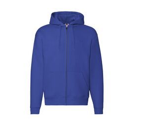 Fruit of the Loom SC274 - Sweat Capuche Grand Zip Homme Royal Blue