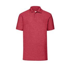 Fruit of the Loom SC280 - Polo Piqué Homme Heather Red