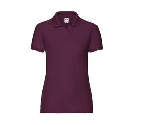 Fruit of the Loom SC281 - Polo Piqué Femme Burgundy