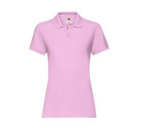 Fruit of the Loom SC386 - Polo Femme Coton Light Pink