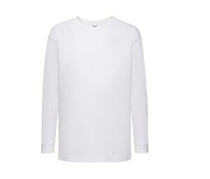 FRUIT OF THE LOOM SC6107 - Tee-shirt manche longue enfant White