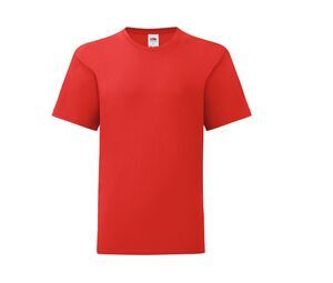 FRUIT OF THE LOOM SC6123 - Tee-shirt enfant Rouge