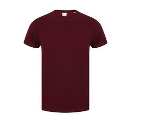 Skinnifit SF121 - Tee-Shirt Homme Stretch Coton Burgundy