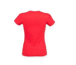Skinnifit SK121 - Tee-Shirt Femme Stretch Coton Bright Red