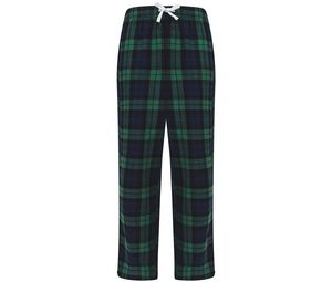 SF Mini SM083 - Pantalon de pyjama enfant Navy / Green Check