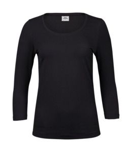 TEE JAYS TJ460 - T-shirt femme manches 3/4 Black