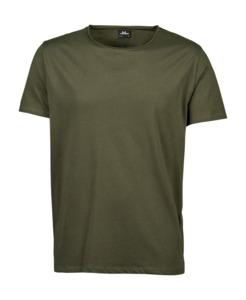 TEE JAYS TJ5060 - T-shirt homme bords bruts Vert Olive