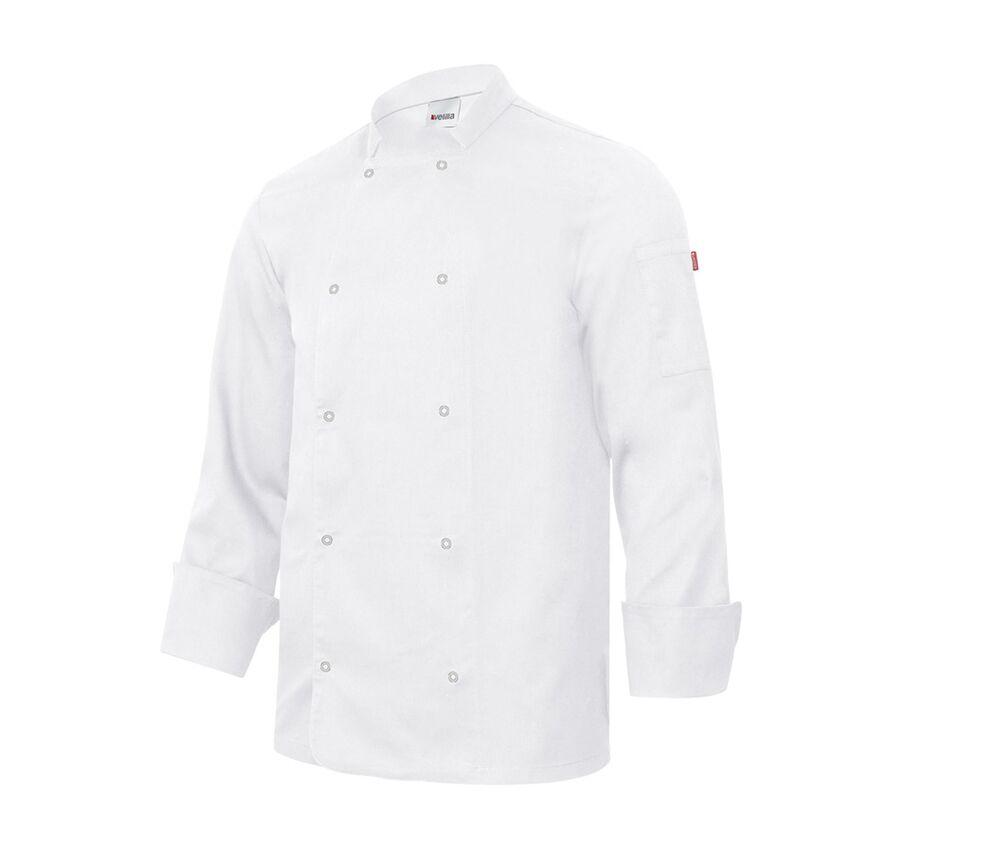 VELILLA V5206 - VESTE DE CUISINIER ML AVEC BOUTONS PRESSION