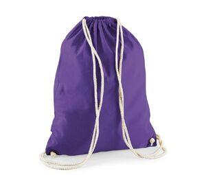 Westford Mill WM110 - Sac de Gym en Coton Purple