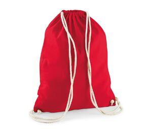 Westford Mill WM110 - Sac de Gym en Coton Classic Red