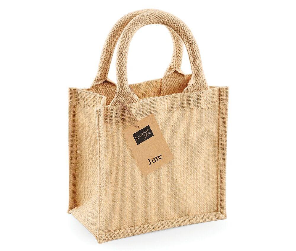 Westford mill WM411 - Petit sac cadeau en toile de jute
