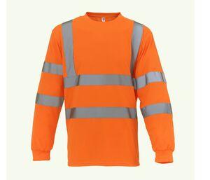 YOKO YK420 - T-shirt manches longues haute visibilité Hi Vis Orange
