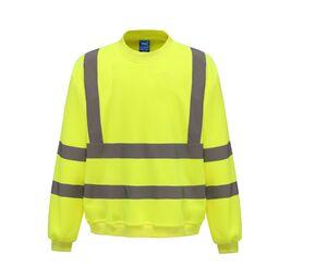 YOKO YK510 - Sweat col rond haute visibilité Hi Vis Yellow