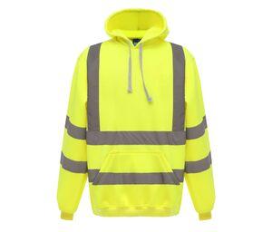 YOKO YKK05 - Sweat capuche haute visibilité Hi Vis Yellow