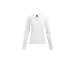 PROMODORO PM4605 - Polo femme manches longues 220 White