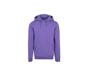 BUILD YOUR BRAND BY011 - Sweat capuche lourd Ultra Violet