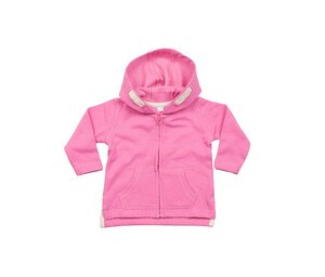 Babybugz BZ032 - Sweat-shirt à capuche bébé Bubble Gum Pink