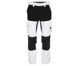 HEROCK HK101 - Pantalon multi-poches Blanc/Noir