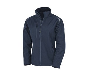 RESULT RS900F - Veste Softshell 3 couches en polyester recyclé Navy