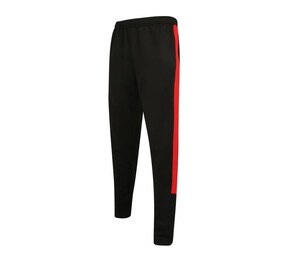 Finden & Hales LV881 - Pantalon de sport slim Noir-Rouge